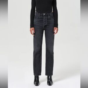 Agolde High Rise Black Jeans